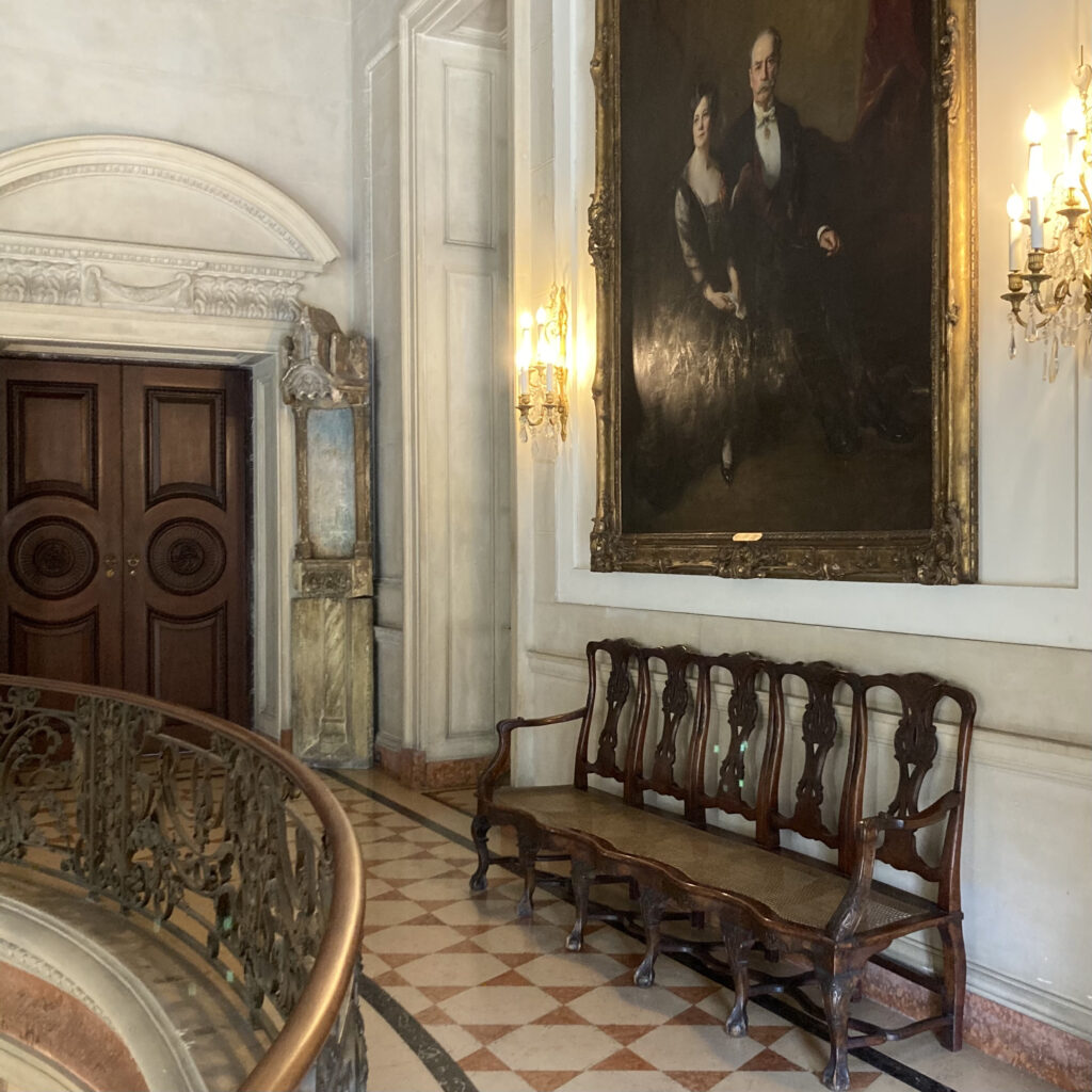 Image of the Musician's Gallery at Anderson House in 2021.